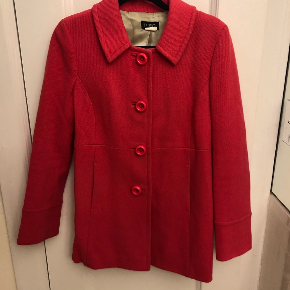J.Crew Wool Coat, Size 10